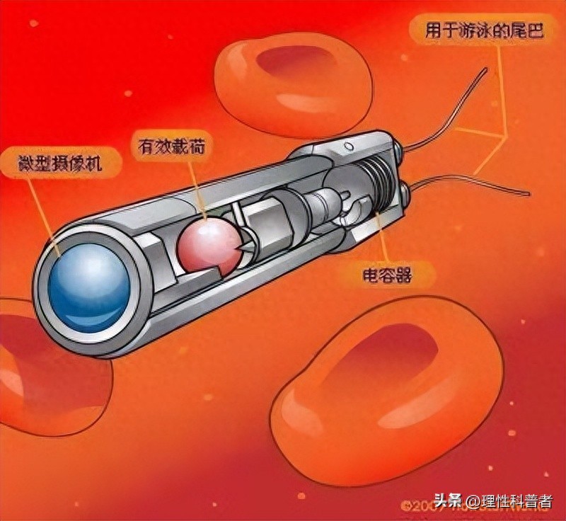 纳米机器人，在人体内行走，在分子水平上影响人类健康和寿命